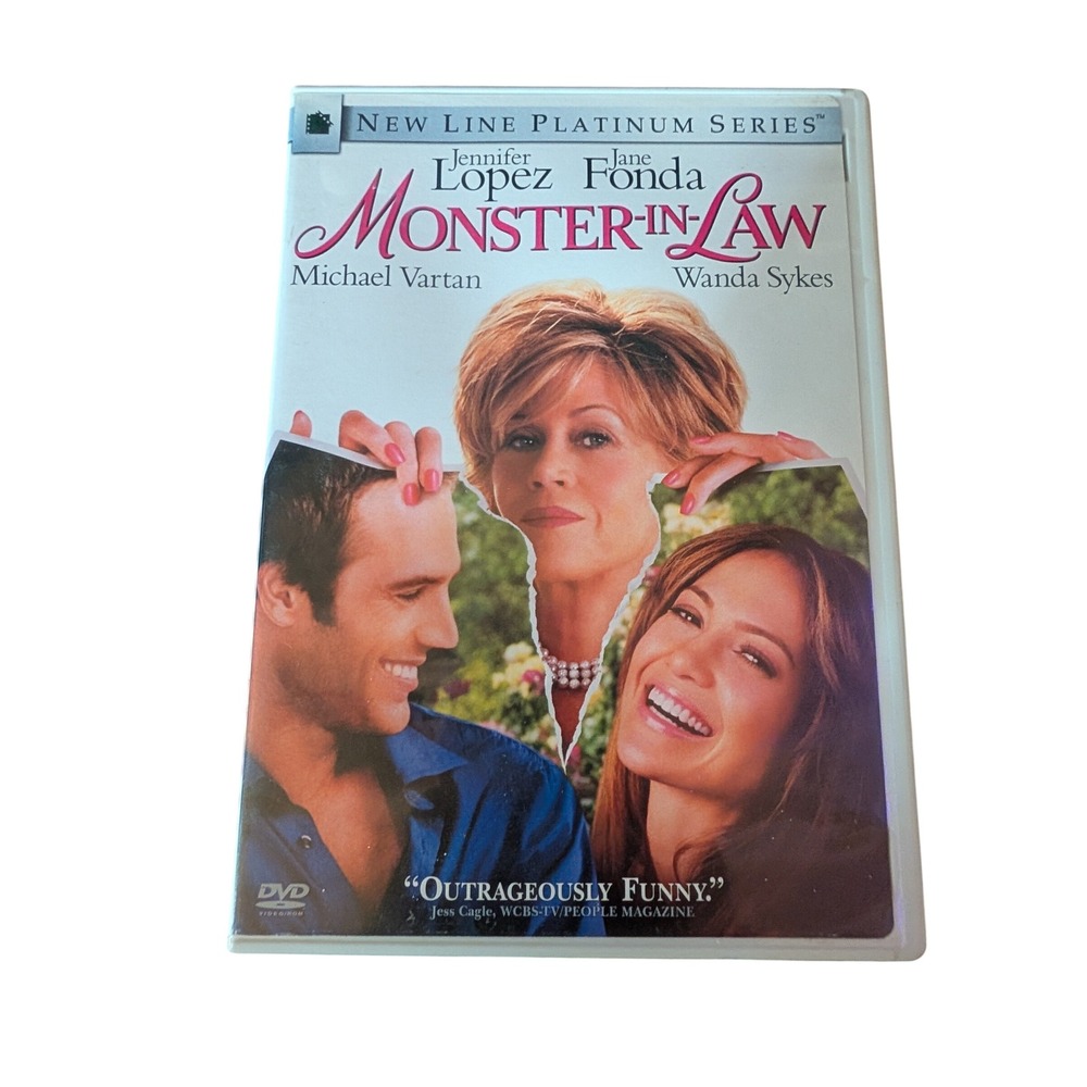 New Line Monster-In-Law DVD N/A White Good 2-Disc Platinum Series JLo Fonda
